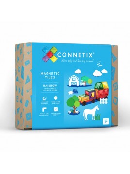 Connetix magnetinis konstruktorius judėjimo, 24 detalių