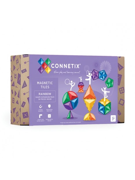 Connetix magnetinis išplėstinių formų, 36 detalių rinkinys