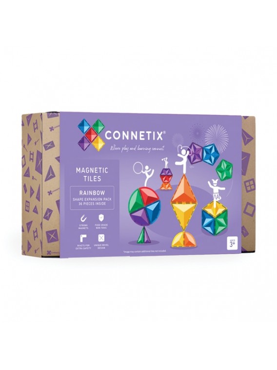 Connetix magnetinis išplėstinių formų, 36 detalių rinkinys