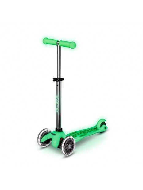 Scooter Micro Mini Deluxe Glow LED Icy Lime