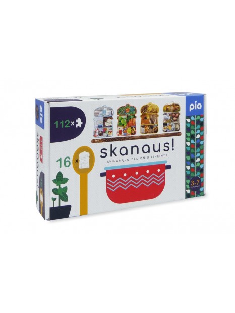 Lavinamoji dėlionė SKANAUS