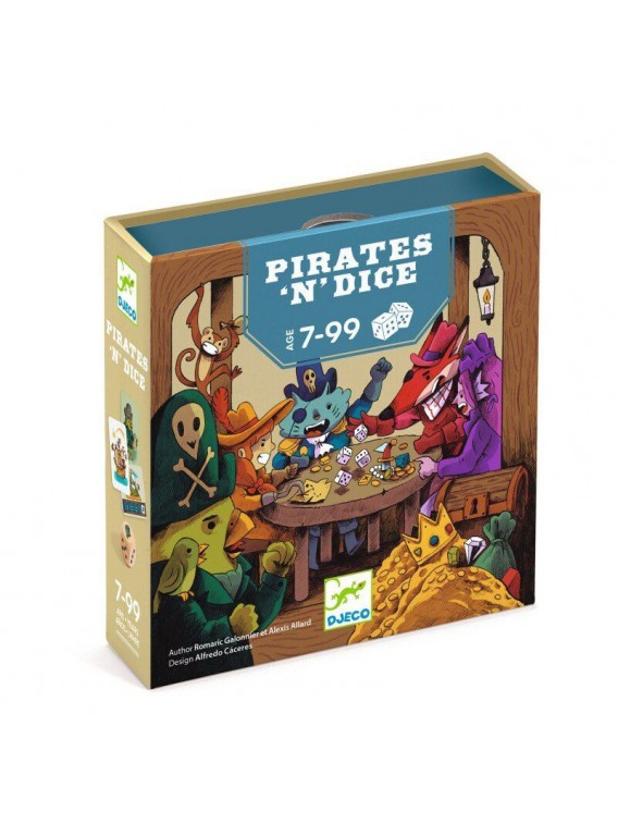 Žaidimas - Metamųjų kauliukų žaidimas - Piratų kauliukai
