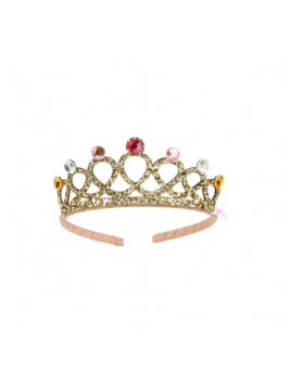 Auksinė tiara "Crown Emy gold"