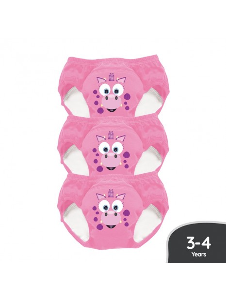 Mokomosios kelnaitės-atprastukės, Rožinis drakonas, 3-4 m.