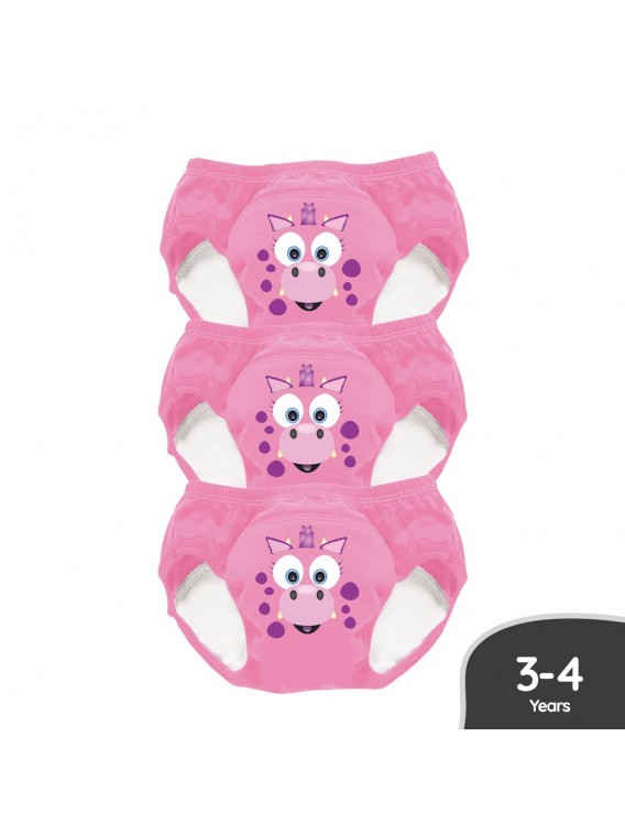 Mokomosios kelnaitės-atprastukės, Rožinis drakonas, 3-4 m.