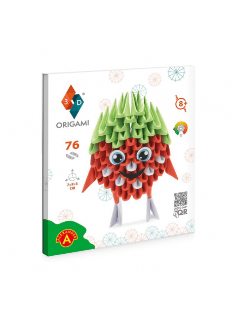 Origami 3D konstruktorius - Braškė
