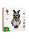 Origami 3D konstruktorius - Pelėda