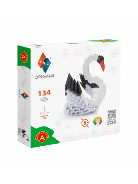 Origami 3D konstruktorius - Gulbė