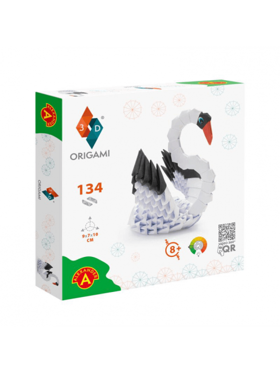 Origami 3D konstruktorius - Gulbė
