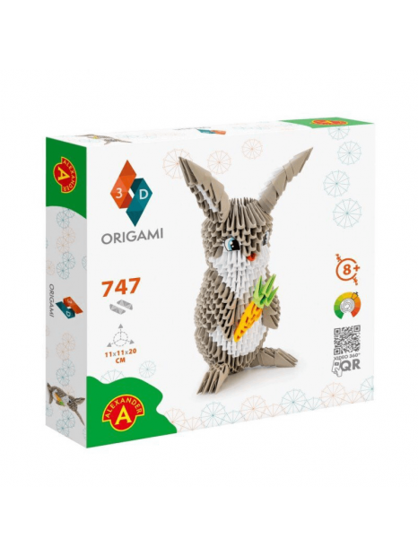 Origami 3D konstruktorius - Triušis