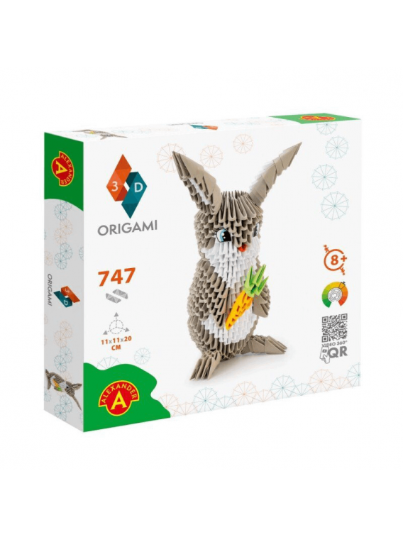 Origami 3D konstruktorius - Triušis