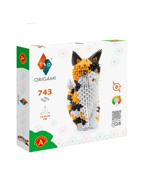 Origami 3D konstruktorius - Katė