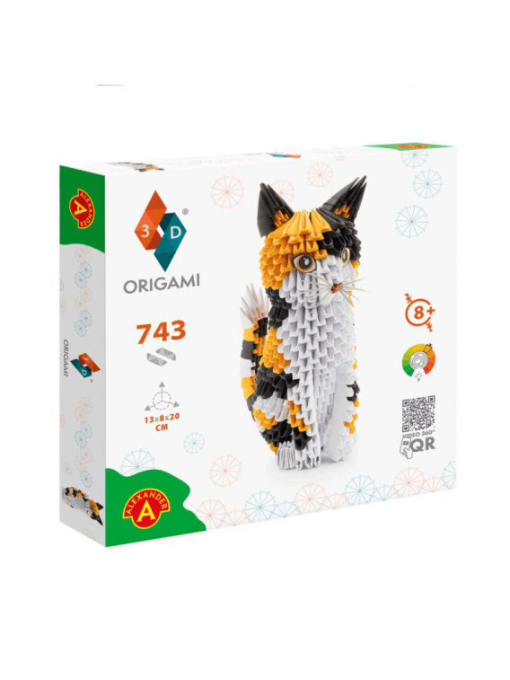 Origami 3D konstruktorius - Katė