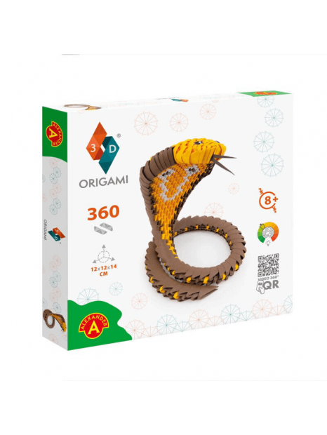 Origami 3D konstruktorius - Kobra