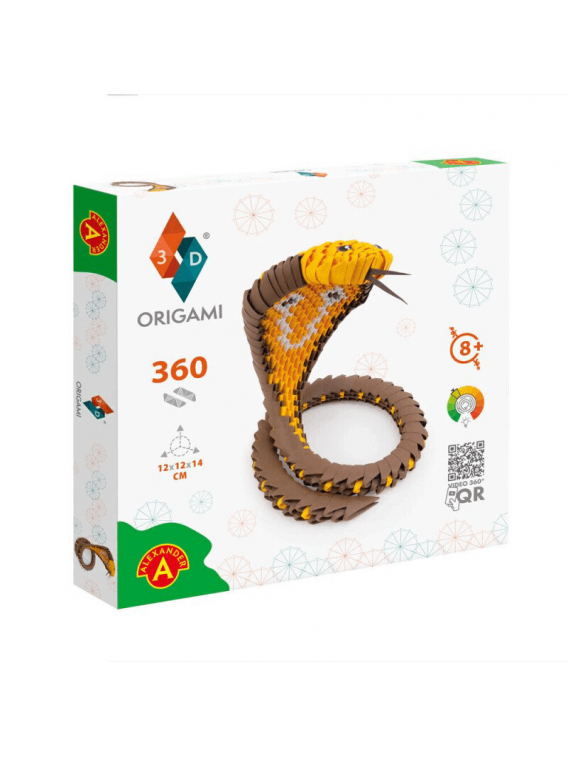 Origami 3D konstruktorius - Kobra