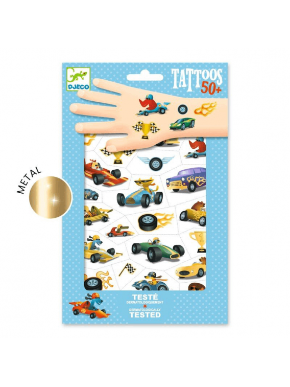 Tatuiruotės - Greiti automobiliai (50+ tatuiruočių)