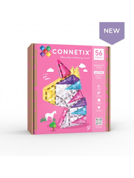 CONNETIX Blizgantis vienaragio rinkinys (56 vnt.)