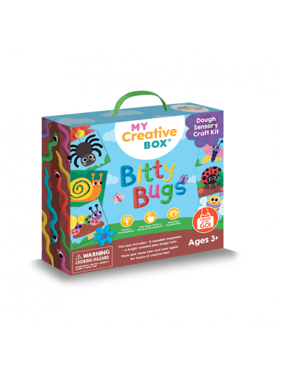 Sensorinis modelino rinkinys „Bitty Bugs“
