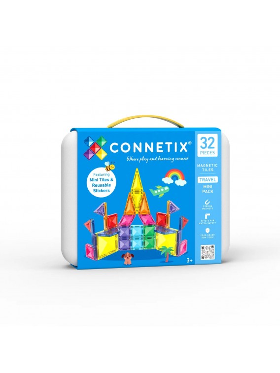 CONNETIX magnetinis konstruktorius – kelioninis rinkinys, 32 detalės