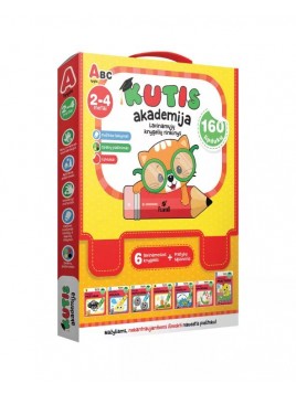 Lavinamųjų knygelių rinkinys „Kutis Akademija“ A lygis, nuo 2 metų